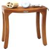 AquaTeak Patented 18" Asia Curve Teak Shower Bench Two-Step Care Kit view 4