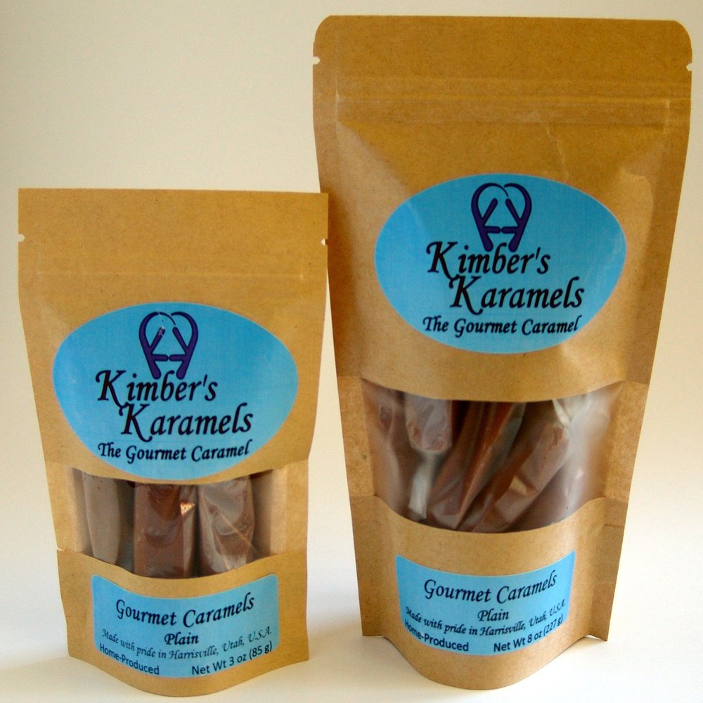 2.5 oz Bag of Caramels with Pecans