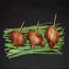 Les Chateaux Rumaki Appetizer - Frozen - 100 Per Case - Gourmet Chicken Livers and Water Chestnuts Wrapped in Bacon view 1