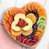 A Gift Inside Dried Fruit on Heart Bamboo Serving Tray view 2