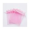 100 pcs 4x6" (10x15cm) Organza Bags Wedding Favor Bags Party Gift Bags Candy Bag Jewelry Pouch Drawstring Bag FB999 (Pink - FB001) view 1