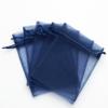 100 pcs 4x6" (10x15cm) Organza Bags Wedding Favor Bags Party Gift Bags Candy Bag Jewelry Pouch Drawstring Bag FB999 (Navy Blue - FB011) view 1