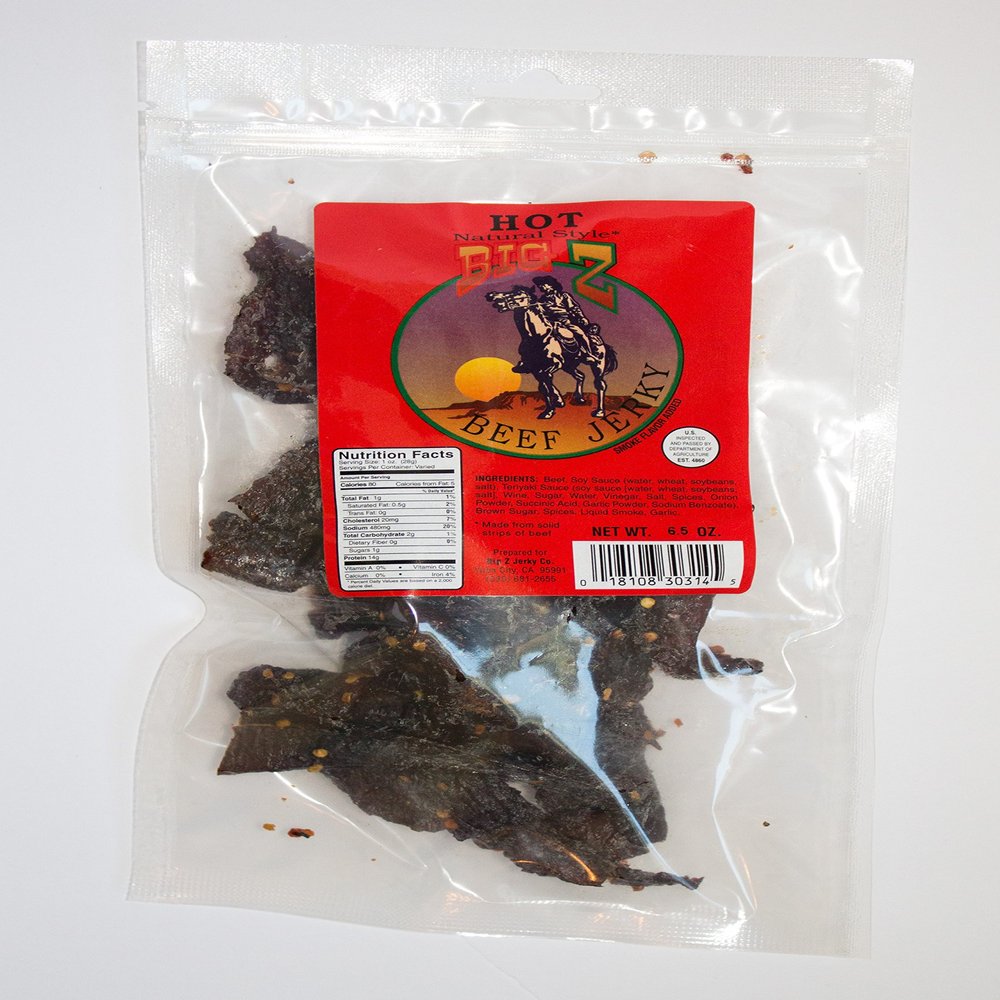 Big Z Jerky Hot Beef Jerky
