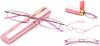 2 Packs Pocket Readers Ultra Slim Compact Reading Glasses Spring Temple w/Portable Pocket Clip Aluminum Case Pink +2.00 view 3