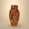 Brown wirh or Funeral Urn - Cremation Urn for Human Ashes - Hand Made Pottery view 3