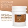 Bon Vital' Coconut Massage Lotion, 5 Gallon, Lightweight Formula with Pure Fractionated Coconut Oil, Professional Therapy Lotion, Hydrating and Unscented view 3