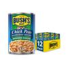 BUSH'S BEST 16 oz Canned Reduced Sodium Garbanzo Beans, Source of Plant Based Protein and Fiber, Low Fat, Gluten Free, (Pack of 12) view 1