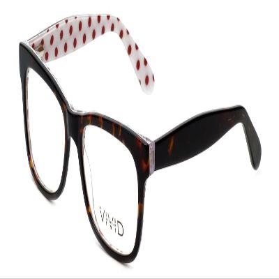 Calabria Viv 870 Cat Eye Reading Glasses +0.75 Tortoise White Polka Dot Women Single Power Readers Chic Cute Ladies Eyeglass
