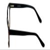 Calabria Viv 867 Cat Eye Reading Glasses +0.75 Black Beige Tortoise Women Chic Reader Fashion Trendy Ladies Eyeglass w/Case view 3