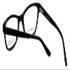 Calabria Viv 867 Cat Eye Reading Glasses +0.75 Black Beige Tortoise Women Chic Reader Fashion Trendy Ladies Eyeglass w/Case view 4