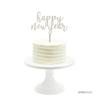 Andaz Press Holiday Wood Cake Toppers, Happy New Year, 1-Pack, 2026 view 2
