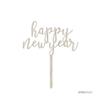Andaz Press Holiday Wood Cake Toppers, Happy New Year, 1-Pack, 2026 view 3