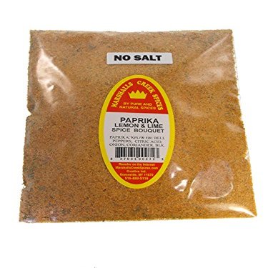 Marshalls Creek Spices (3 pack) PAPRIKA LEMON & LIME SPICE BOUQUET, NO SALT REFILL