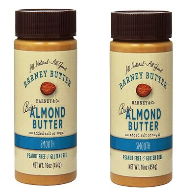 Barney Butter Bare Almond Butter, Smooth, 16 Ounce (Bare, Smooth, 2-Pack)