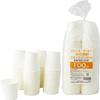 (Artnap) PS-104 Paper Cups, 7 oz, 100 Pieces, 2 Pack, White, Plain, 7.5 fl oz (210 ml), Total 200 Pieces view 1