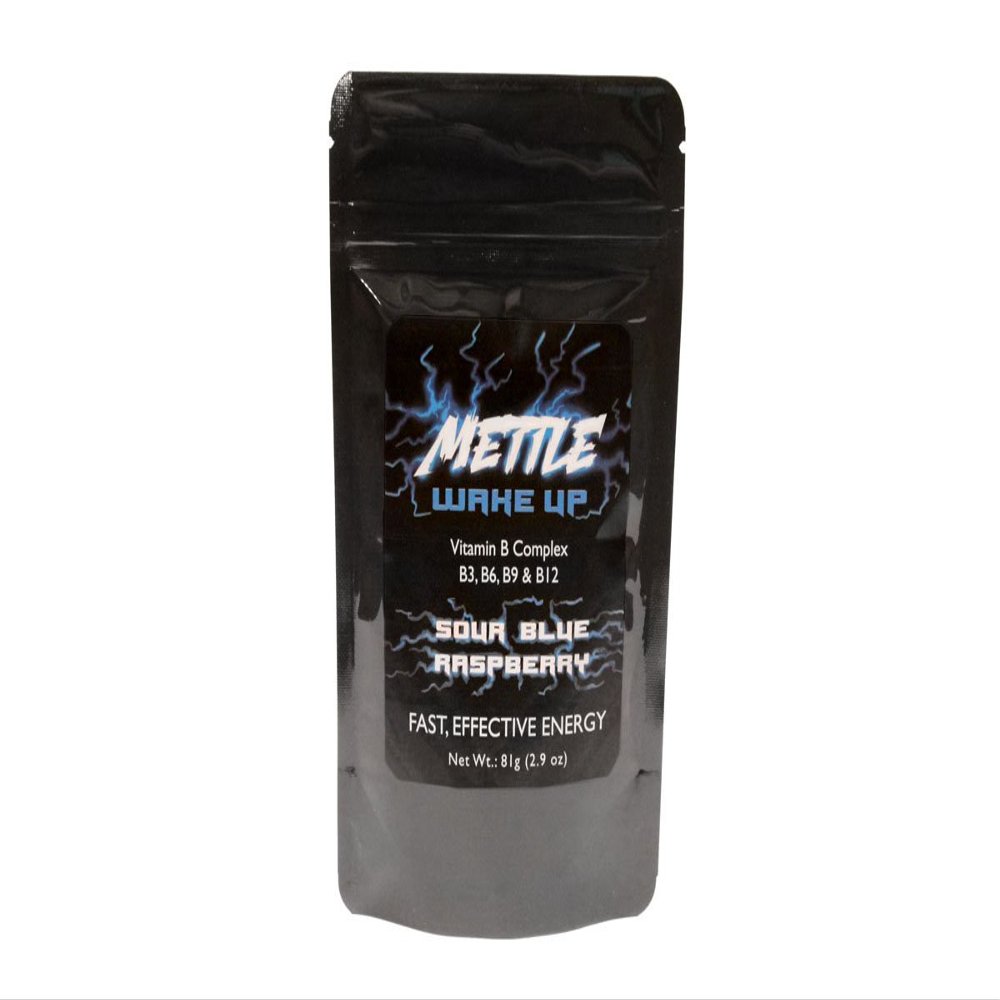 Energy Drink Powder - 75 Servings | Sugar Free | 200mg Caffeine - Mettle Energy Drink Mix (Sour Blue Raspberry)