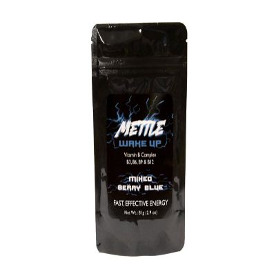 Energy Drink Powder - 75 Servings | Sugar Free | 200mg Caffeine - Mettle Energy Drink Mix (Mixed Berry Blue)