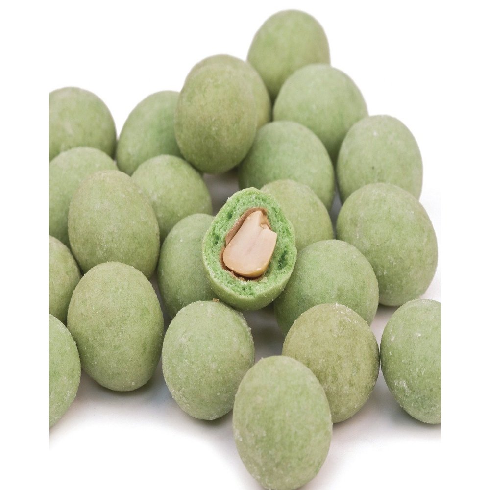 YANKEETRADERS Brand Spicy Wasabi Coated Peanuts - 1 POUND