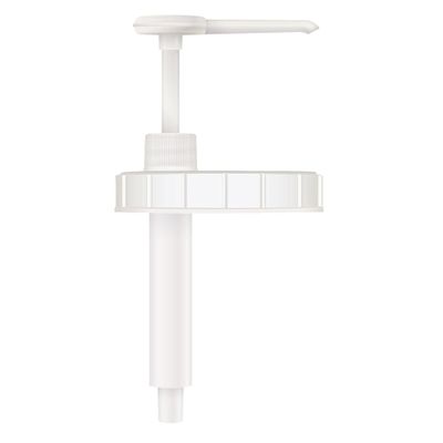 Bon Vital' Pump for 1/2 Gallon Jar, One-Hand Lotion Dispenser for Thick Massage Creams and Balms, Fits Mason Jar Pump Lids, Durable Plastic, Reusable and Easy to Clean, White