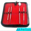 AA PRO Dentists Tools KIT Bundle with Dental Mirror, Tartar Remover, Dental Pick, Scraper and CASE A+ Quality view 2
