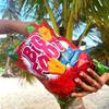 Holiday Big Foot Giant Cheese Snack Spicy Crunchy Corn Puffs Party Size Bag 0.8 oz Pack of 12 view 2
