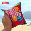 Holiday Big Foot Giant Cheese Snack Spicy Crunchy Corn Puffs Party Size Bag 0.8 oz Pack of 12 view 3
