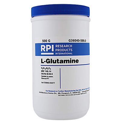 RPI G36040-500.0 L-Glutamine, 500g