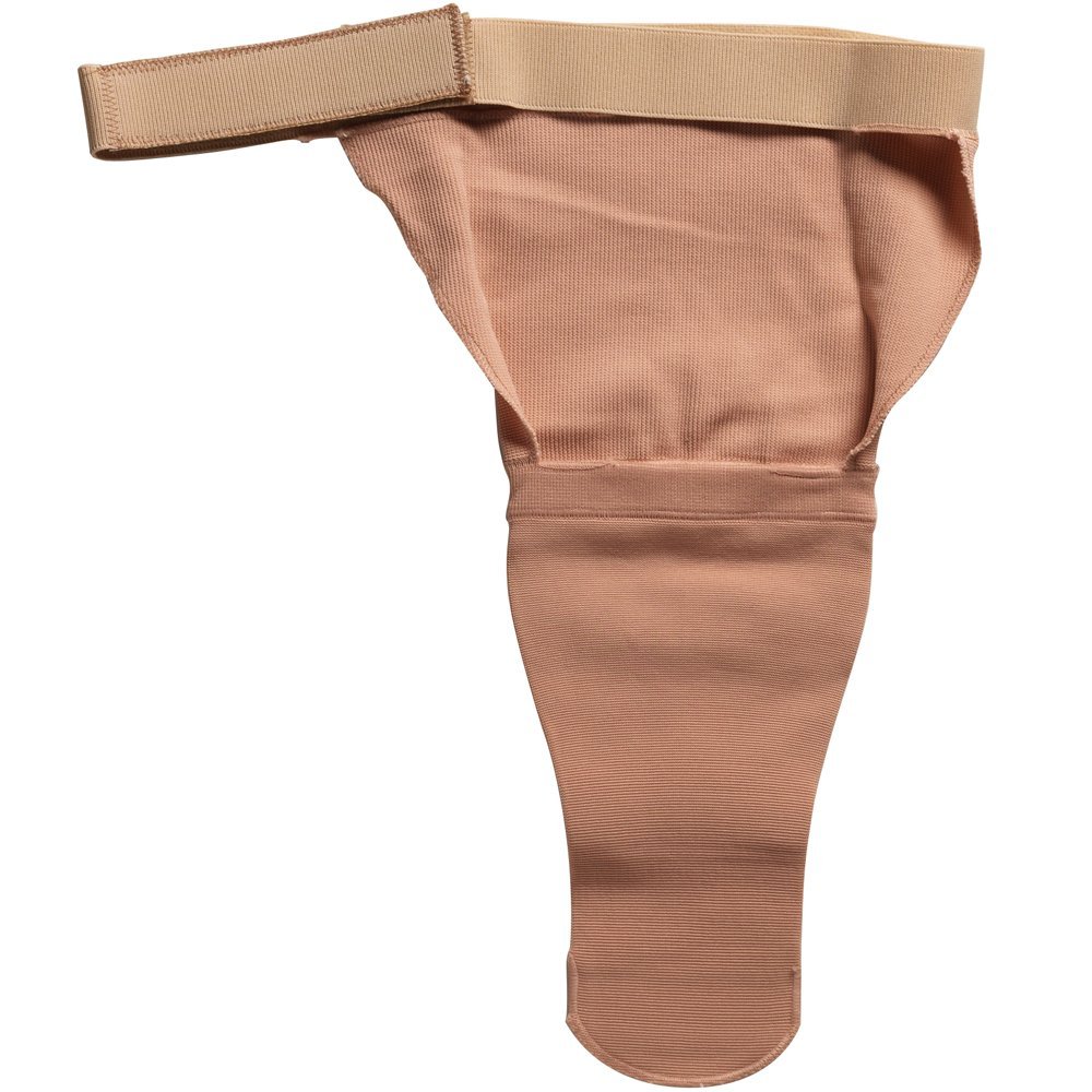 Truform-OTC Above Knee AK Stump Shrinker, Amputee Limb Compression, Adjustable Closure Strap, 10 Inch Length, Small