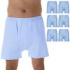 Wearever Incontinence Underwear for Men - Reusable & Washable Men's Bladder Control 2-in-1 Boxers with Regular Absorbency - Leak Proof Underwear 150 ml (Pack of 6) (Oxford) (L) (Waist 38-40) view 1