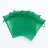 100 pcs 4x6" (10x15cm) Organza Bags Wedding Favor Bags Party Gift Bags Candy Bag Jewelry Pouch Drawstring Bag (Green - FB021) view 1