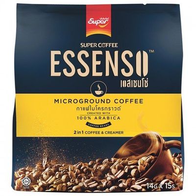 15 Sticks in Pack: Essenso, 2 in 1 Microground Coffee, 210 g