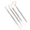 AA PRO Dentist Hygiene KIT-4 PC Tools for DEEP Teeth Cleaning-Plaque Remover, Tooth Scraper, Dental Mirror & SCALERS A+ Quality view 1
