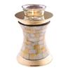 MEMORIALS 4U Mother of Pearl Tealight Urn - Keepsake Urn for Ashes - Small Size Candle Urn- NOT Intended for Full Cremation Ash Quantity view 2