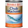 Bumble Bee Chub Mackerel, 15 oz Can - Canned Mackerel Fish, High Protein Keto Food, Gluten Free view 1