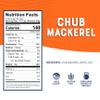 Bumble Bee Chub Mackerel, 15 oz Can - Canned Mackerel Fish, High Protein Keto Food, Gluten Free view 2