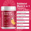 Celebrate Vitamins 3-in-1 Bariatric Multivitamin with Calcium Citrate Drink Mix - 500mg Calcium, Gluten Free, Sugar Free - Powder Blend for Post Bariatric Surgery - Citrus Splash (60 Servings) view 2