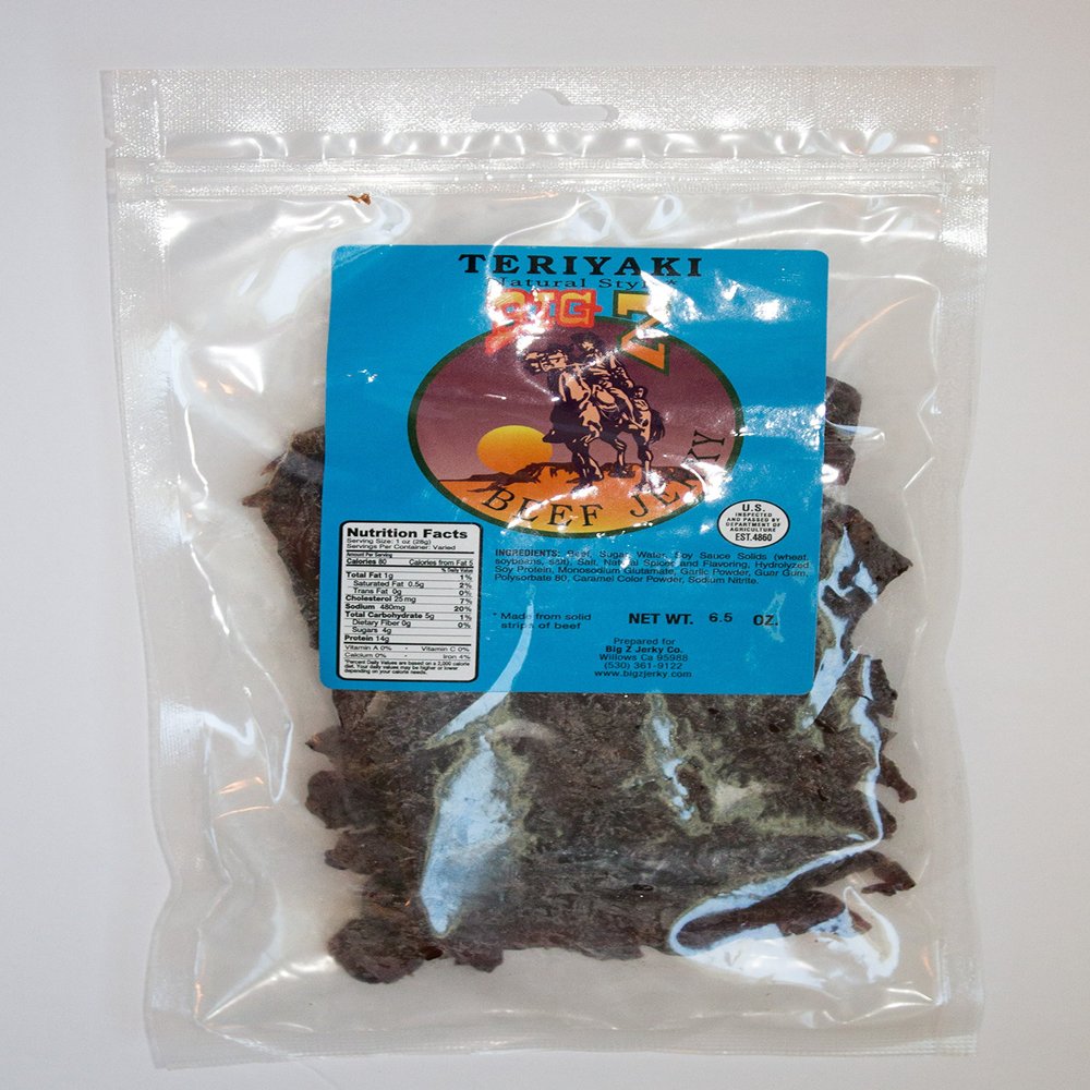Big Z Jerky Teriyaki Beef Jerky