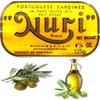 4-Cans Nuri Potuguese Sardines in Pure Olive Oil 125g ea (500g total) by Nuri view 1