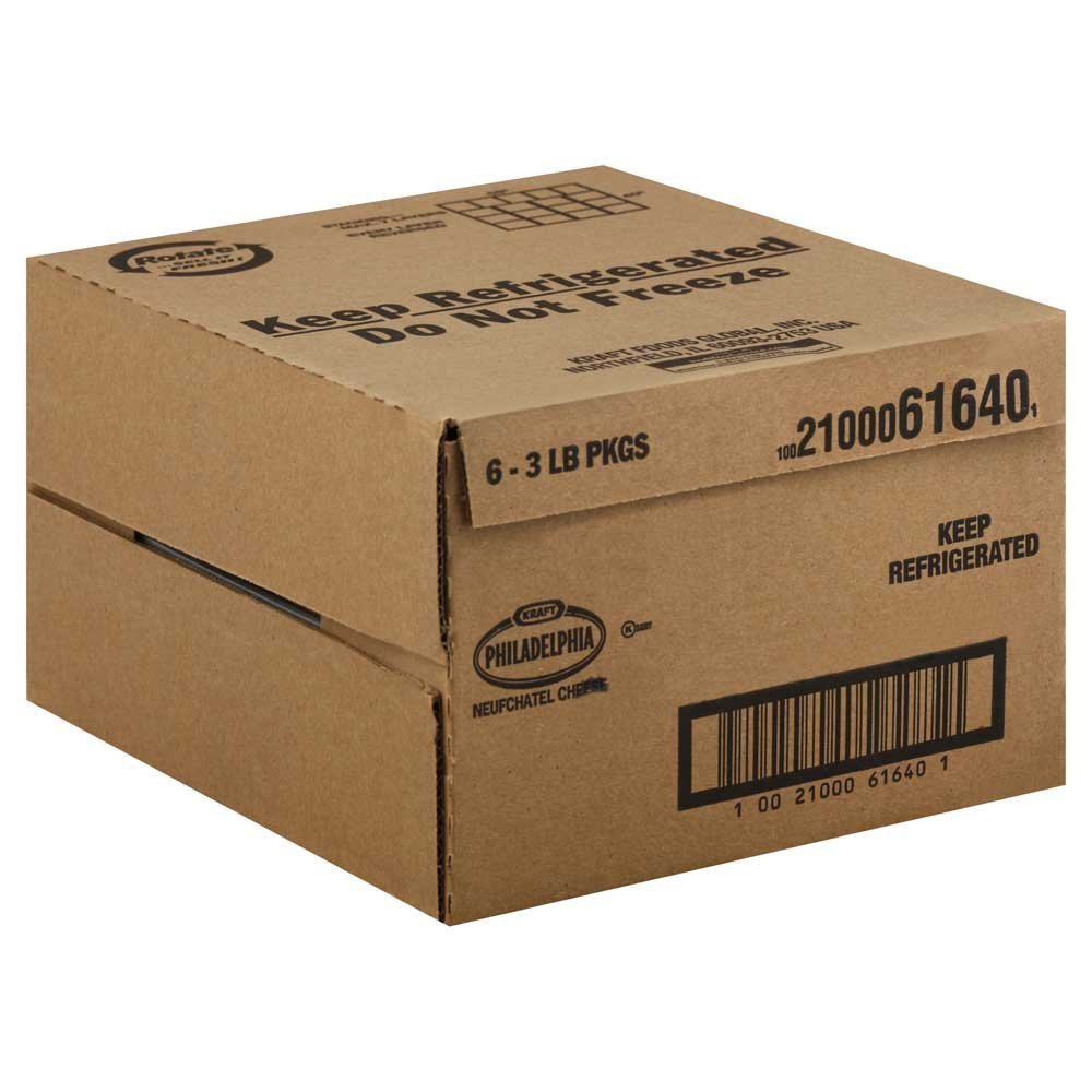 Kraft Philadelphia Light Neufchatel Cheese, 3 Pound - 6 per case.