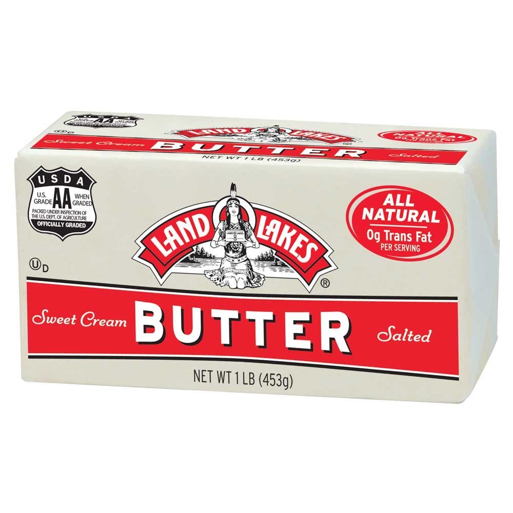 Land O Lakes Solid Primarosa Salted Butter, 1 Pound -- 36 per case.