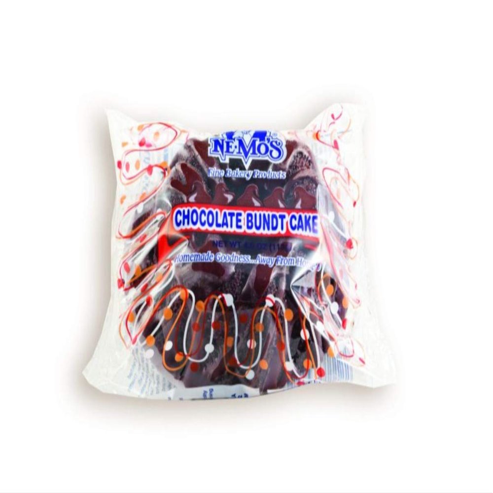 Ne-Mos Chocolate Bundt Cake, 4.25 Ounce -- 12 per case.