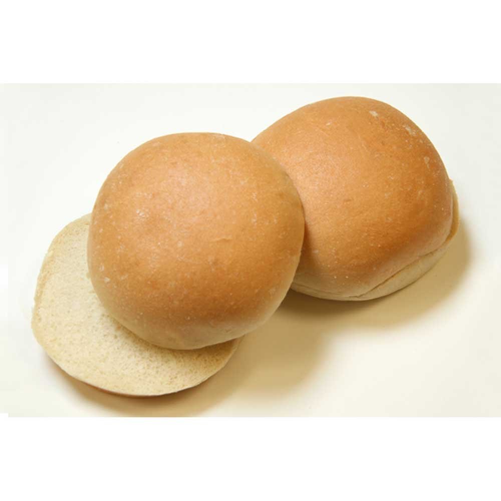 Rotellas White Hamburger Bun, 4.5 inch -- 48 per case.