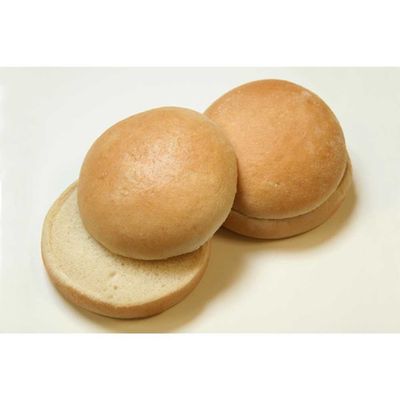 Rotellas White Small Hamburger Bun, 2 inch Height - 12 per pack -- 5 packs per case.