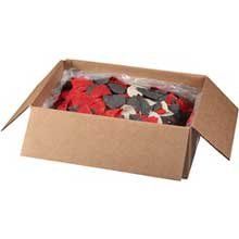 Mexican Original Baked Red, White and Blue Corn Tortilla Chips, 10 Pound -- 3 per case.