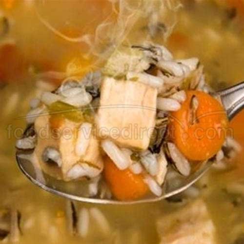 Taste Traditions Chicken with Wild Rice Soup - 8 lb. package, 2 per case