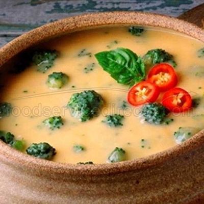 Taste Traditions Cream of Broccoli Soup with Cheese - 8 lb. bag, 2 per case