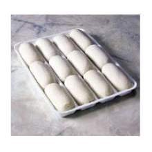 Bridgford Foods Proof and Bake White Bun Dough Loaf, 4 Ounce -- 80 per case.