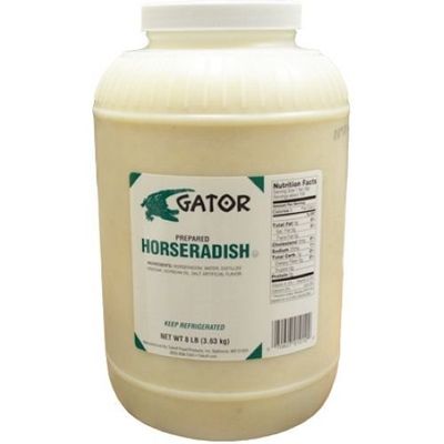 Tulkoffs Gator Value Horseradish, 128 ounces -- 4 per case.