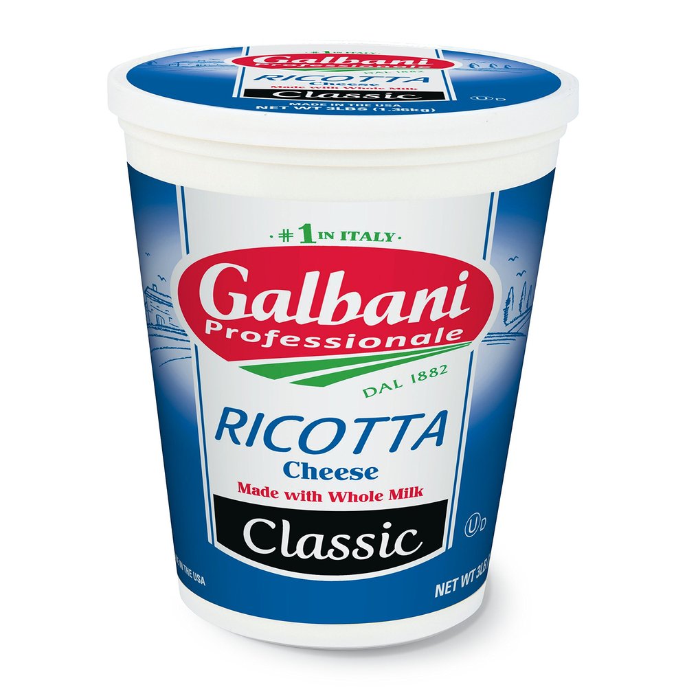 Sorrento Classic Ricotta Cheese, 3 Pound -- 6 per case.