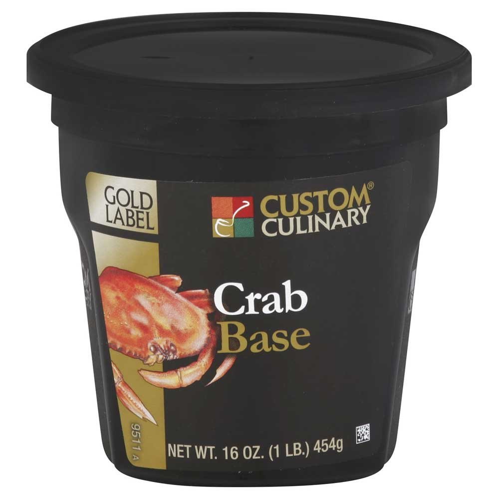Custom Culinary Gold Label Crab Base, 1 Pound -- 6 per case.